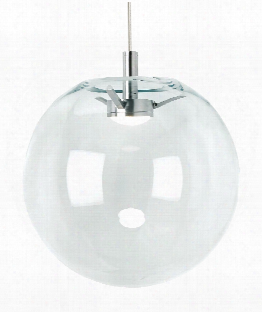 Palona 14" Led 1 Light Mini Pendant In Satin Nickel