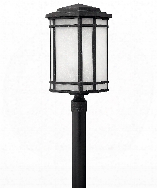 Cherry Creek 12" 1 Light Outdoor Outdoor Post Lamp In Vintage Black