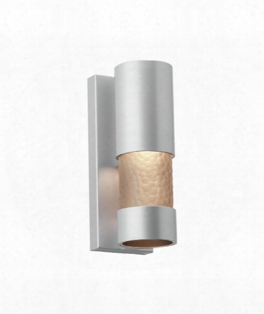 Moon Dance 5" Led 1 Light Outdoor Outdoor Wall Light In Silver