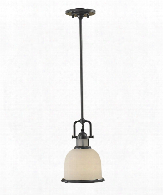 Parker Place 8" 1 Light Mini Pendant In Dark Bronze