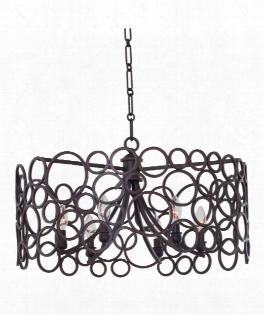Ashbourne 6 Light Large Pendant In Heirloom Bronze