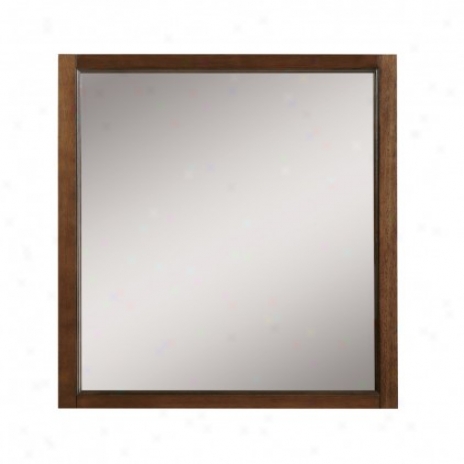 Decolav 9710-mmg Jordan 30 Wall Mirror, Mahogany