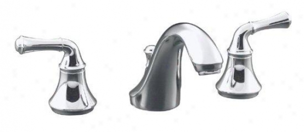 Kohler K-t10292-4a-bn Fortãƒ()c Deck-mount Bath Faucet Trim With Traditional Lever Handles, Valve
