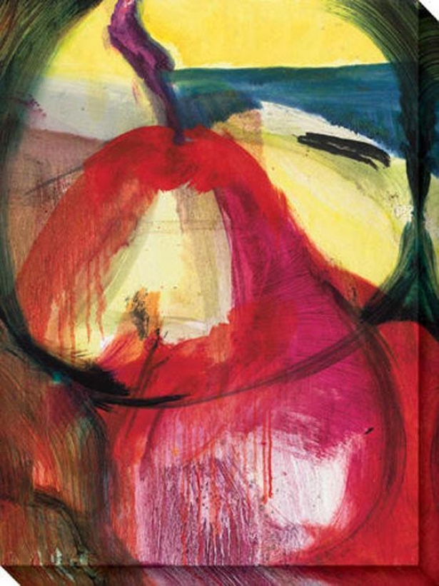 Abstract Nature V Canvas Wall Practical knowledge - V, Red