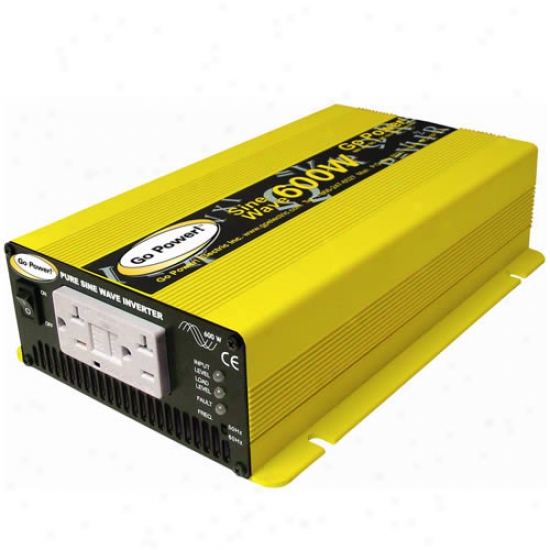 Go Power! 600 Watt Pure Sine Wave Inverter 24v
