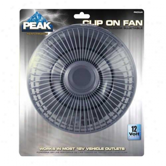 Peak 12 Volt Clip On Travel Fan