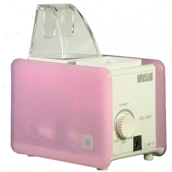 Sunpentown Portable Humidifier - Pink & White